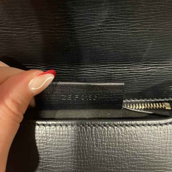 GIVENCHY Textured Calfskin Mini Pandora Box Chain Crossbody Bag Black - Picture 9 of 10